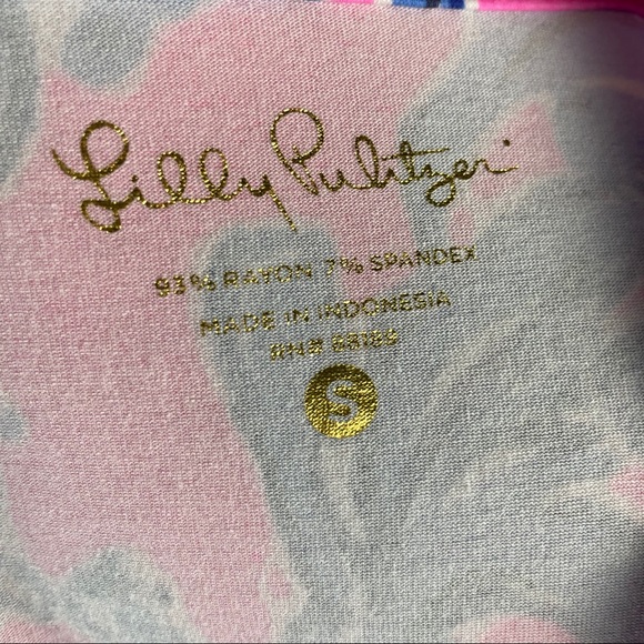 Lilly Pulitzer UPF 50+ Tunic Top Pink Small - Picture 5 of 5